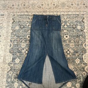 90s Denim Maxi Skirt